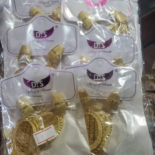 D&S Floral Gold Fashion Earrings