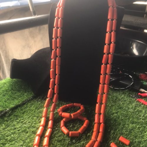 Traditional Coral Bead Set