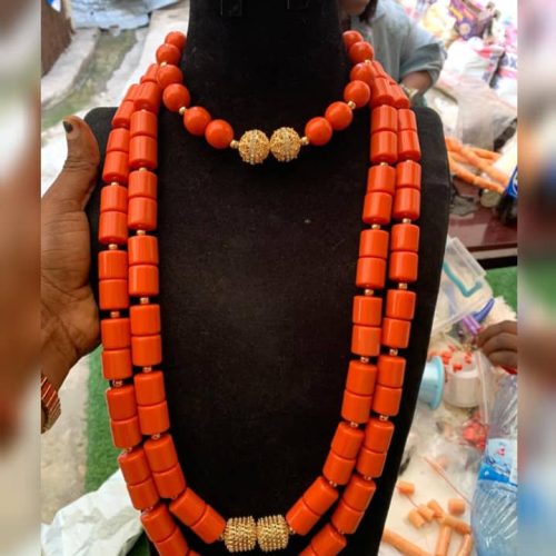 Coral Bead Set