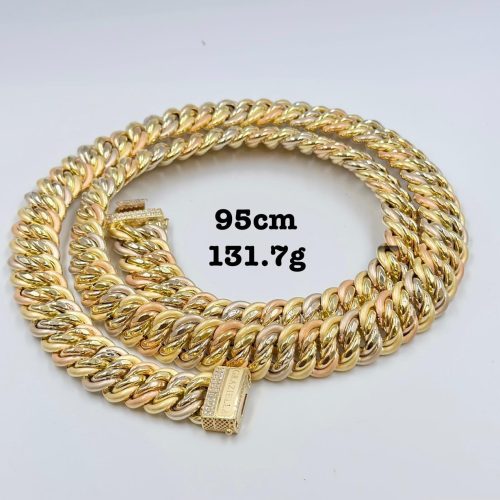 18KT Gold Cuban Link Chain 131.7GRAM