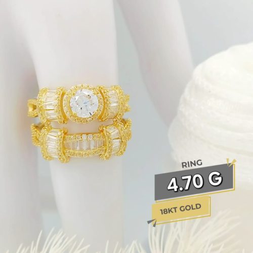 18K Gold Wedding Rings 4.7gra