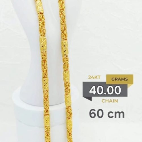 24K Gold Necklace 40.0g
