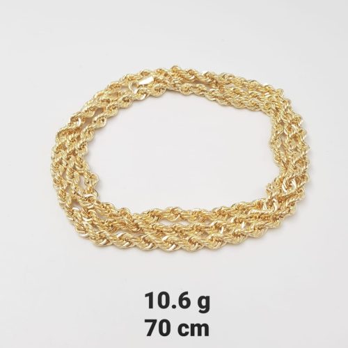 18kt Gold Rope Chain 10.6gram