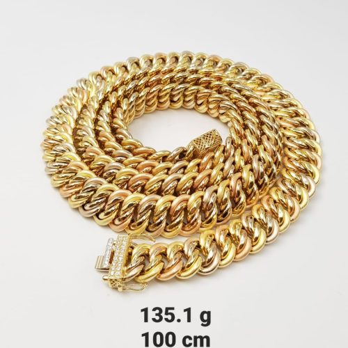 18kt Gold Cuban Link Chain 135.1GRAM
