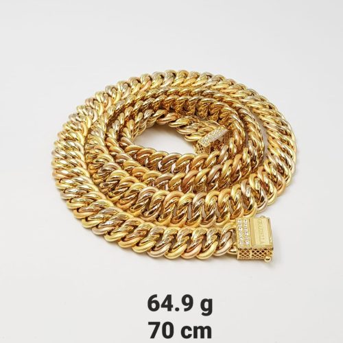 18kt Gold Cuban Link Chain 64.9GRAM