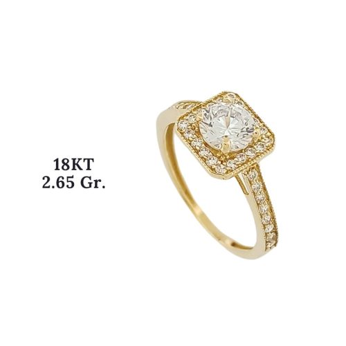 18kt Gold Engagement Rings 2.5GRAM