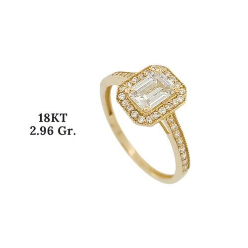 18kt Gold Engagement Rings 2.9GRAM